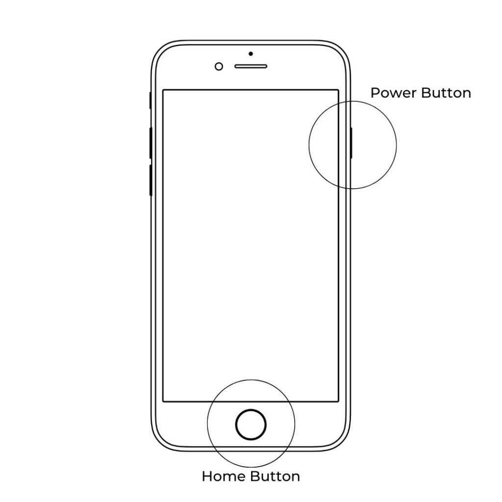 how to screenshot on iPhone with home button