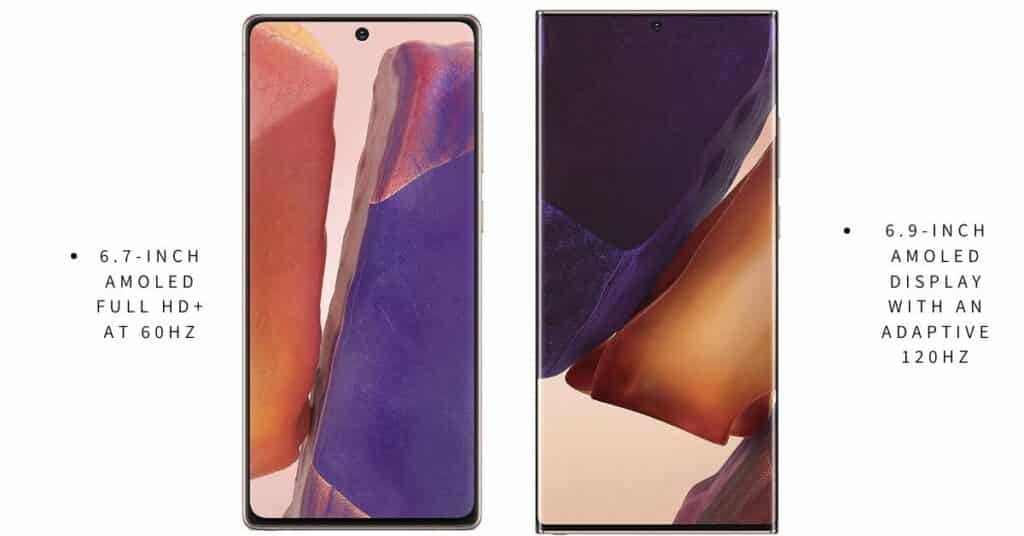 samsung note 20 and samsung note 20 ultra