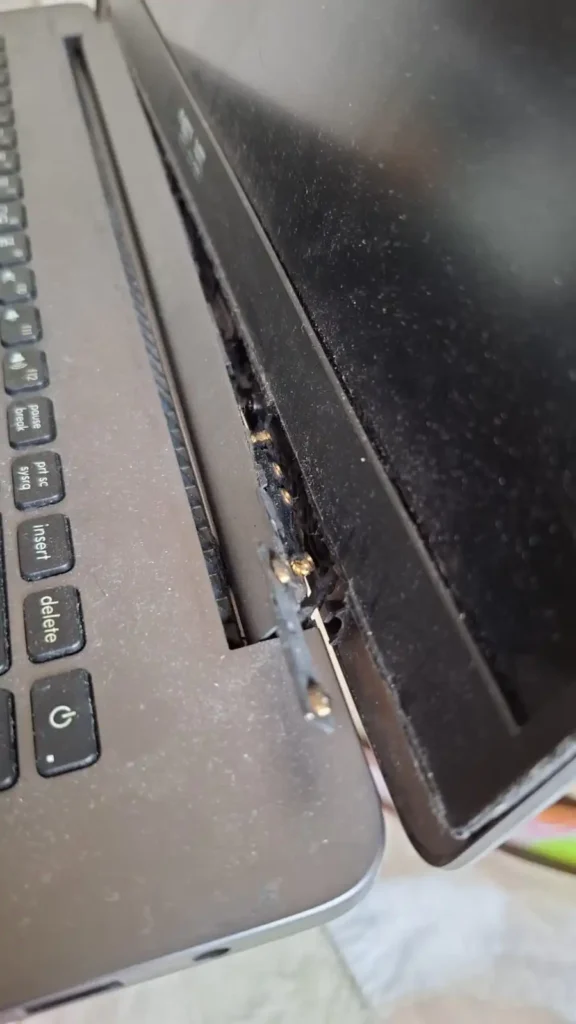 Laptop broken hinge and requires ASUS laptop hinge repair